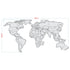 World Map stencil image